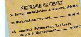 Network Support